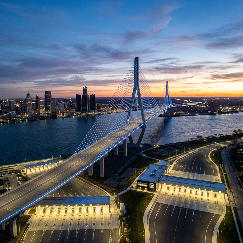 Gordie Howe Bridge Completes Intelligent Transit Lanes for Commercial Opening